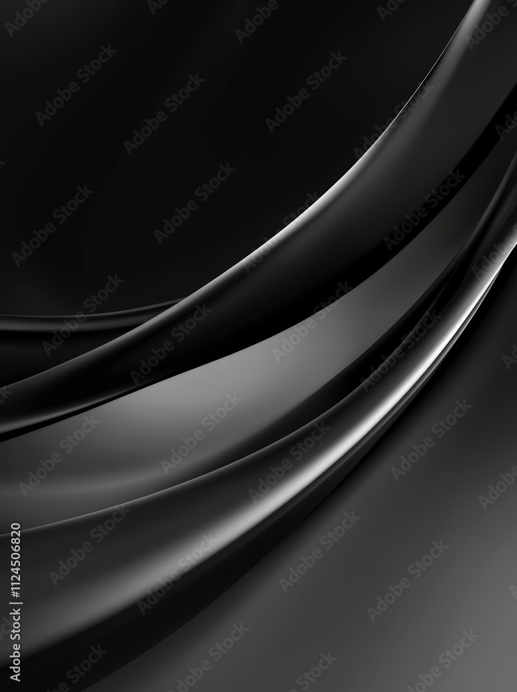 Obraz premium Black and gray textured background with soft patterns