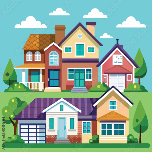  Private Houses Set