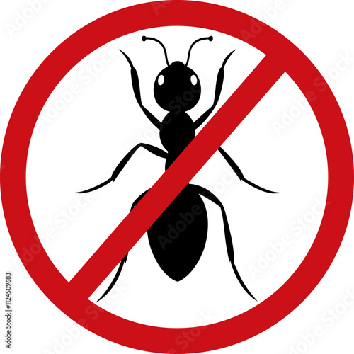 No ants sign icon