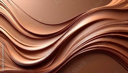 abstract background with waves chocolate inspired brown wallpaper