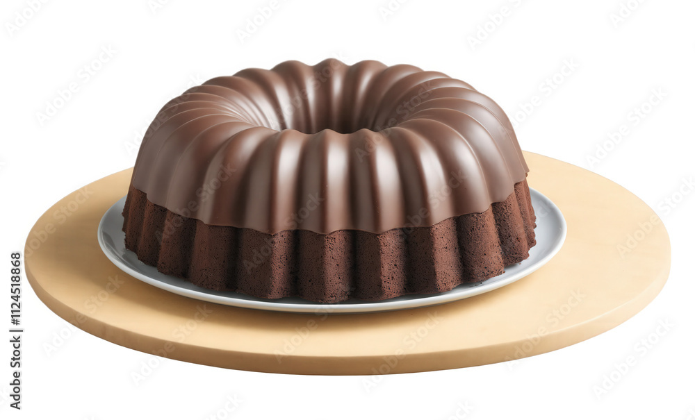 Mocha mousse bundt cake with a dense, rich chocolate cake base and a smooth mocha mousse filling, topped Mocha mousse bundt cake with a dense, rich chocolate cake base and a smooth mocha mousse filling, topped