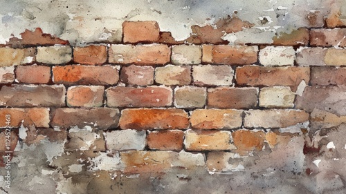 古いレンガのテクスチャー_4