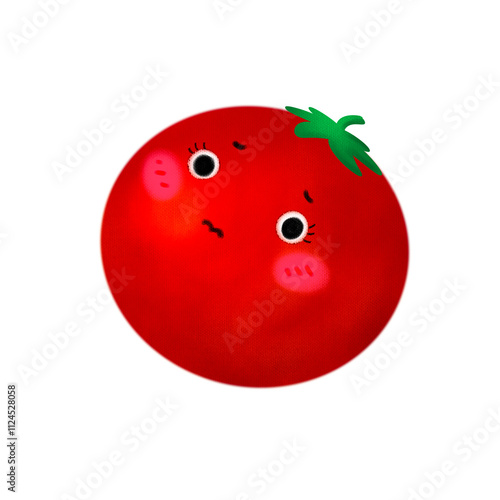 tomato isolated on white