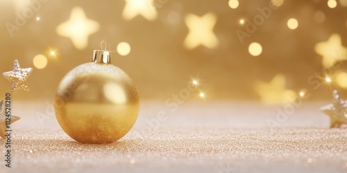 Golden Christmas Ornament: ...