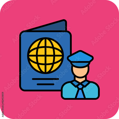 Passport control Icon
