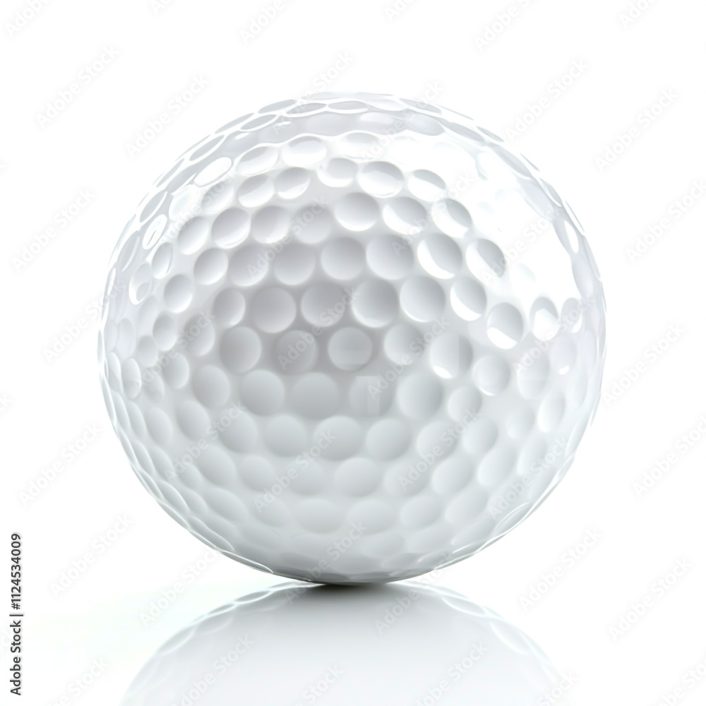 Golf Ball isolated on white background . Golf Ball isolated on white background .