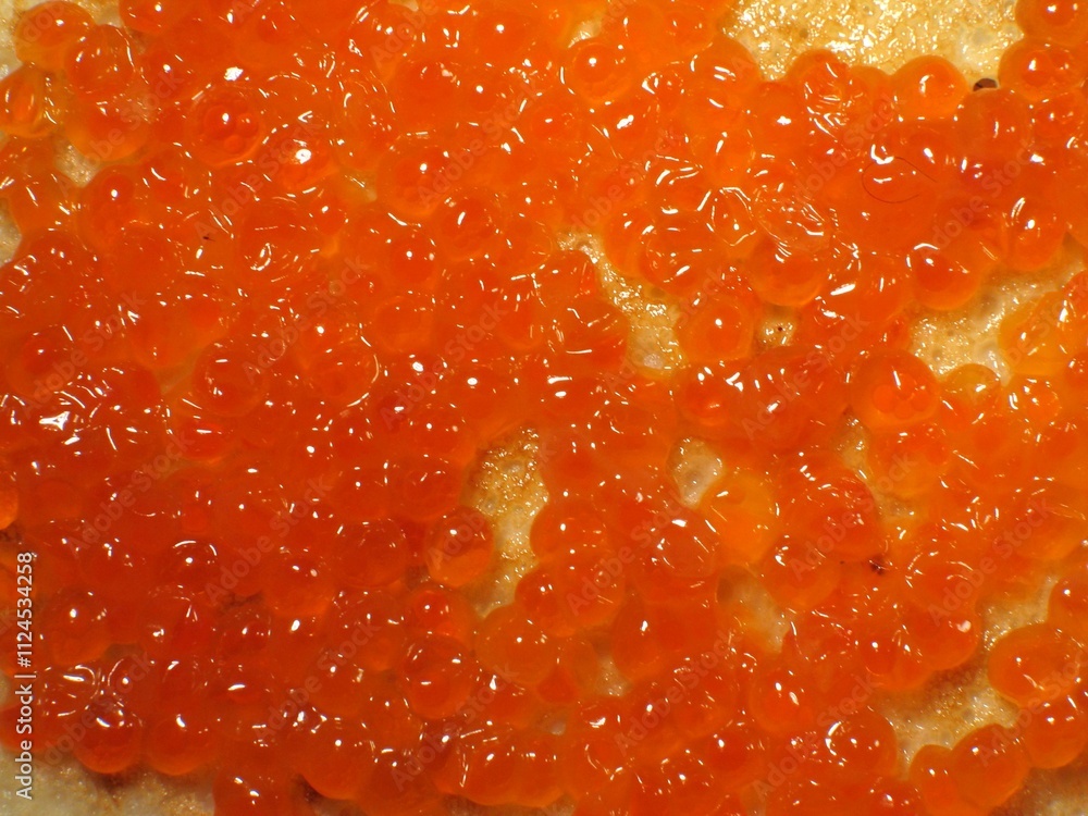 Red Roe Ingredient in Cuisine and Staple Food Dish Red Roe Ingredient in Cuisine and Staple Food Dish