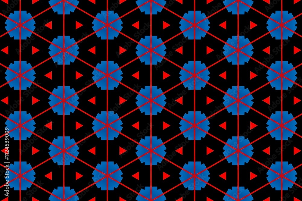 Energetic Abstract Seamless Pattern with Bold Design Energetic Abstract Seamless Pattern with Bold Design