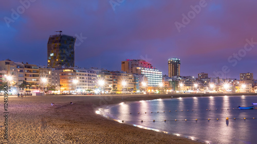 The beach of the quarries in Las Palmas photo