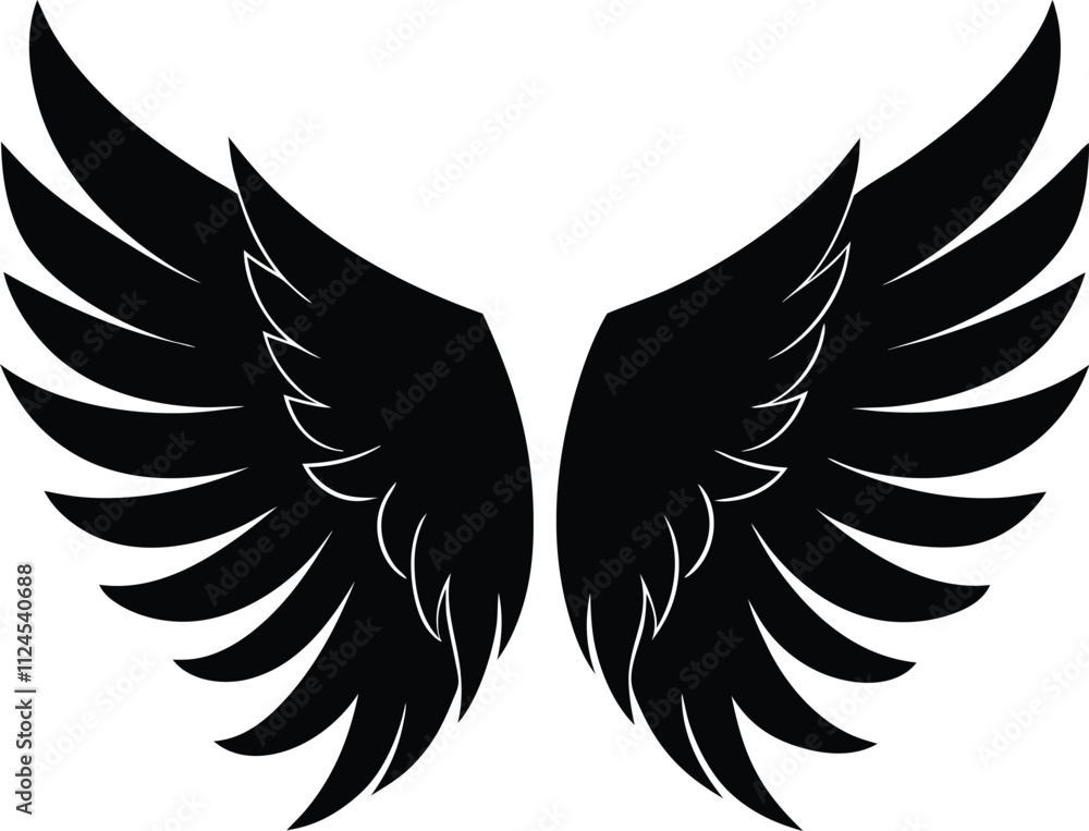 Obraz premium Just wings icon