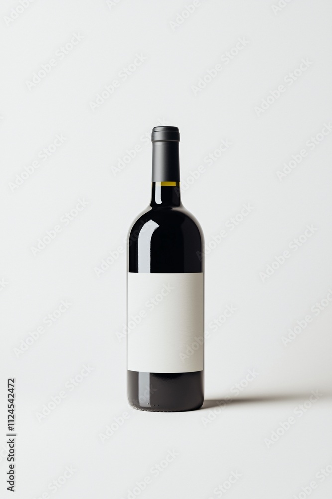 Captivating Design of a Sleek Wine Bottle with Minimalist Label in a Modern Setting for Wine Enthusiasts Captivating Design of a Sleek Wine Bottle with Minimalist Label in a Modern Setting for Wine Enthusiasts