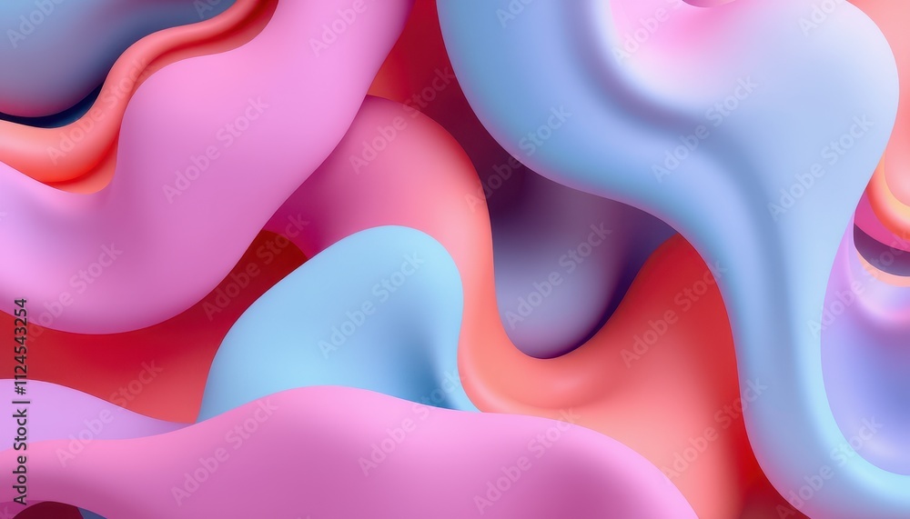 Abstract Pastel Swirls Liquid Design Background Abstract Pastel Swirls Liquid Design Background