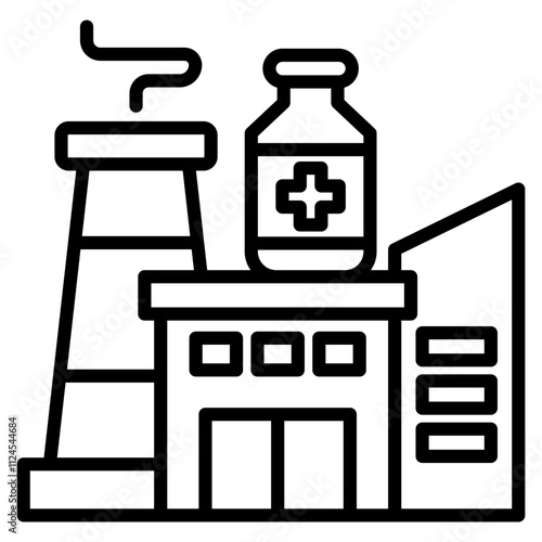 pharmaceutical single icon