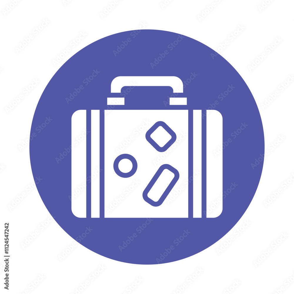 Travel Bag Vector Gylph Icon. Eps file 10 Travel Bag Vector Gylph Icon. Eps file 10
