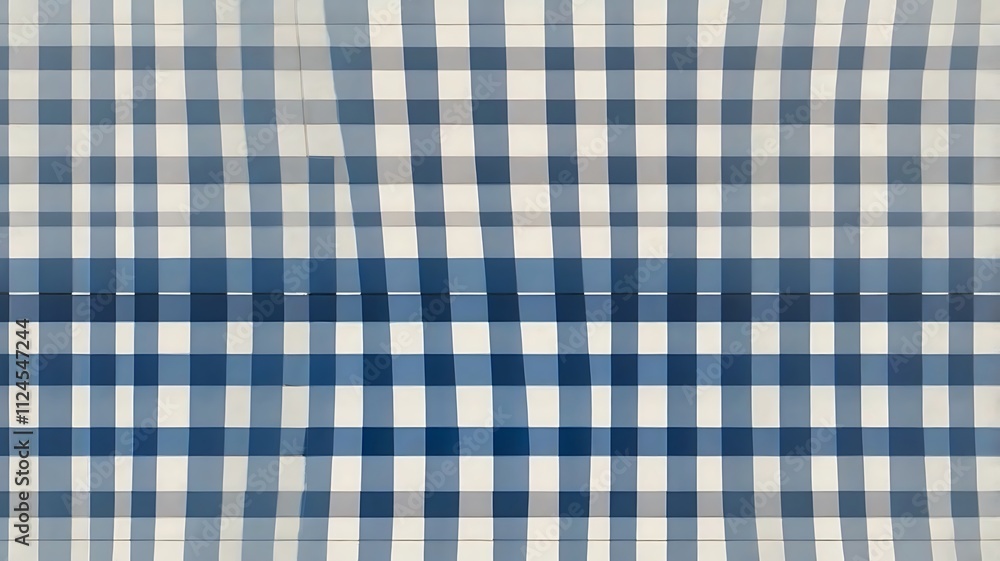 Abstract Blue and White Checkered Pattern Design Abstract Blue and White Checkered Pattern Design