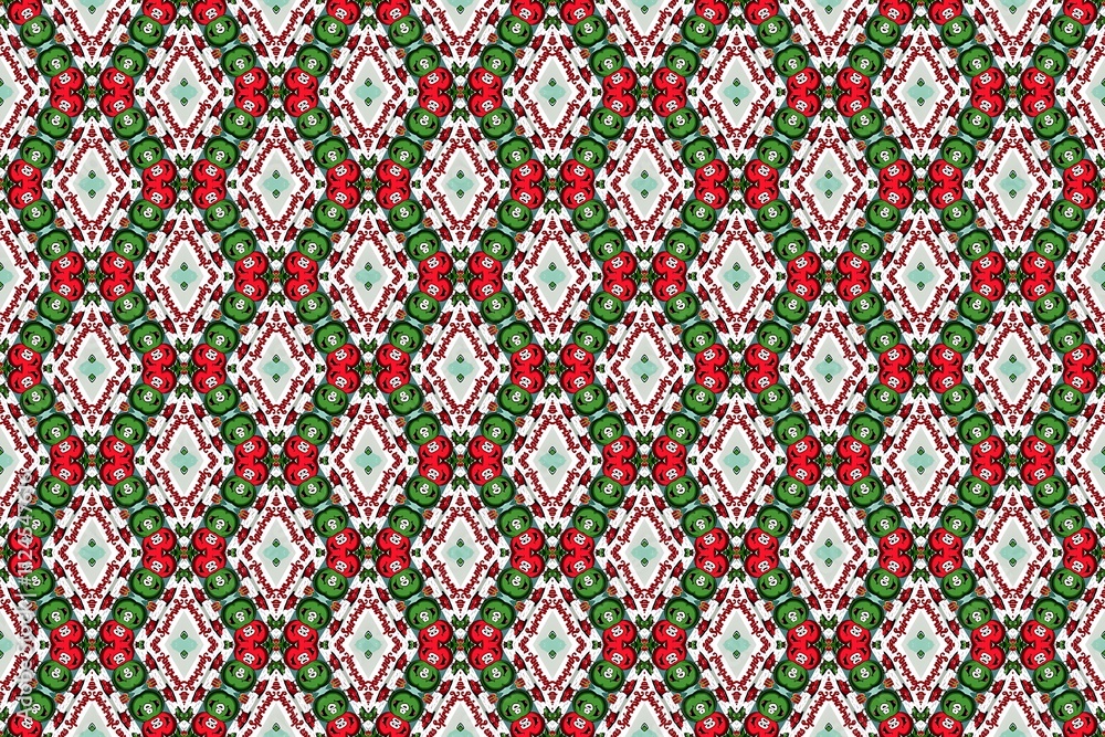 Abstract Cluster Seamless Pattern in Style Abstract Cluster Seamless Pattern in Style
