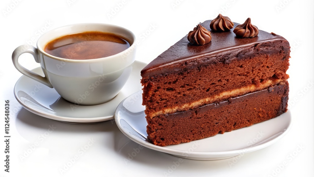 Delicious Homemade Chocolate Spice Cake with Espresso Coffee - Russian Recipe Delicious Homemade Chocolate Spice Cake with Espresso Coffee - Russian Recipe