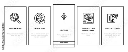 cancer treatment chemotherapy onboarding mobile vector immunotherapy, radiotherapy surgery, oncology biopsy, remission metastasis, tumor cancer treatment chemotherapy illustrations