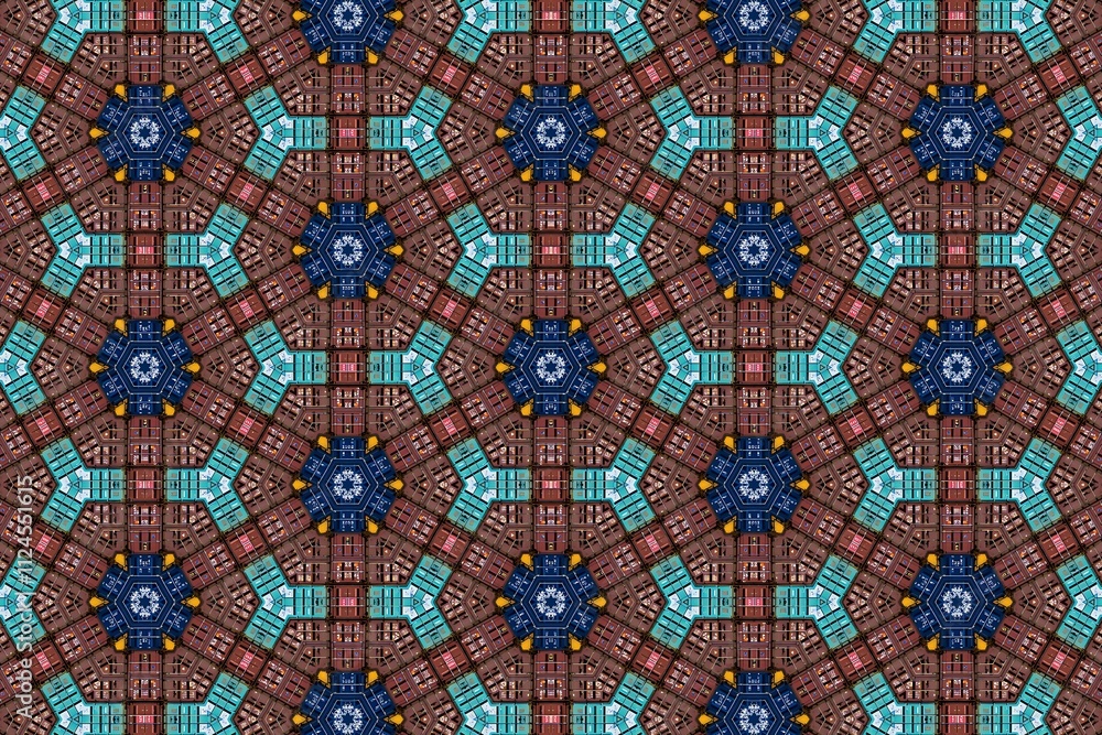 Energetic Gradient Abstract Seamless Pattern for Posters