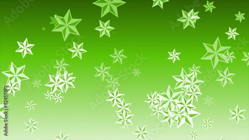 Wallpaper Mural Lime green color star element moving upward direction modern design geometrical background Torontodigital.ca