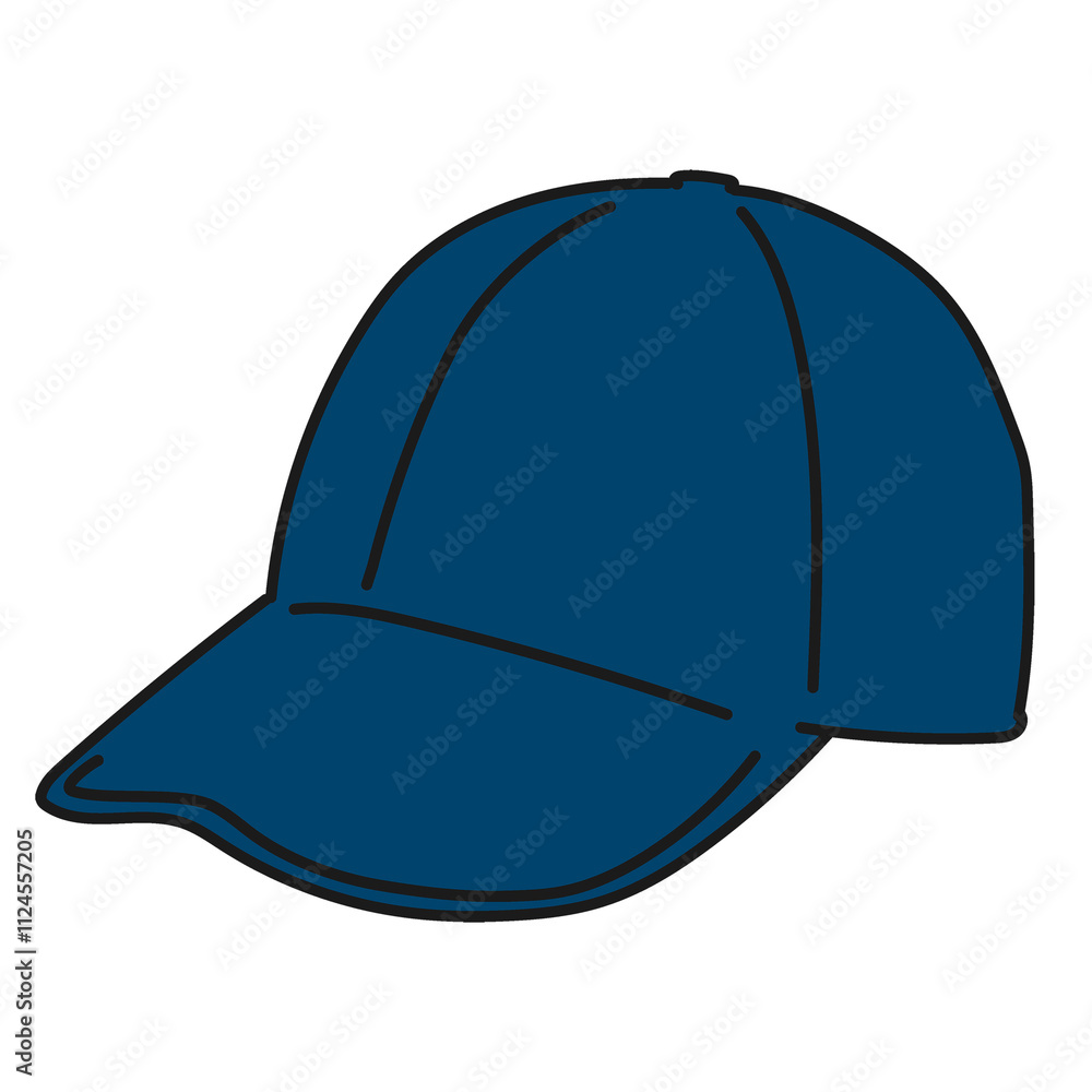 Baseball cap png sticker, fashion accessory doodle on transparent background Baseball cap png sticker, fashion accessory doodle on transparent background