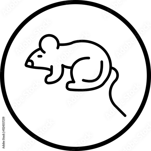 Mouse Vector Icon Style