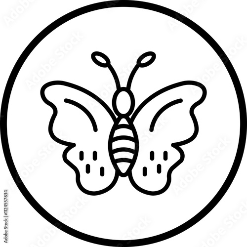 Butterfly Vector Icon Style