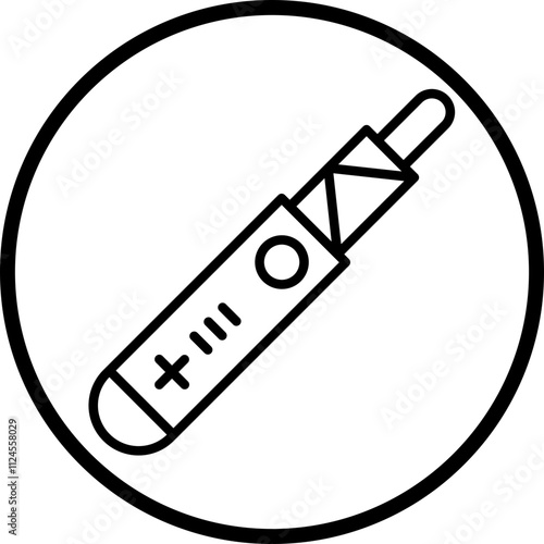 Vaping Addiction Vector Icon Style