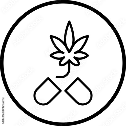 Hashish Vector Icon Style