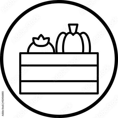 Harvest farming Vector Icon Style
