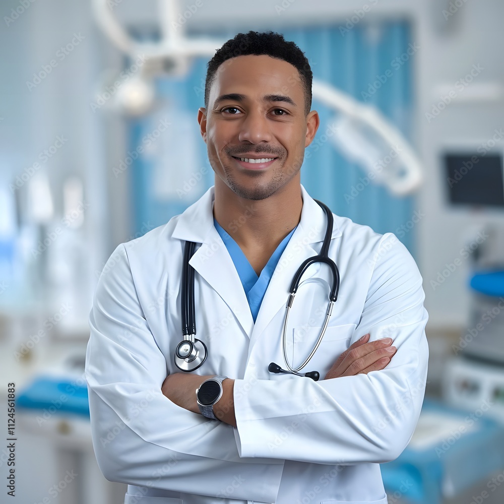 portrait of a smiling doctor portrait of a smiling doctor