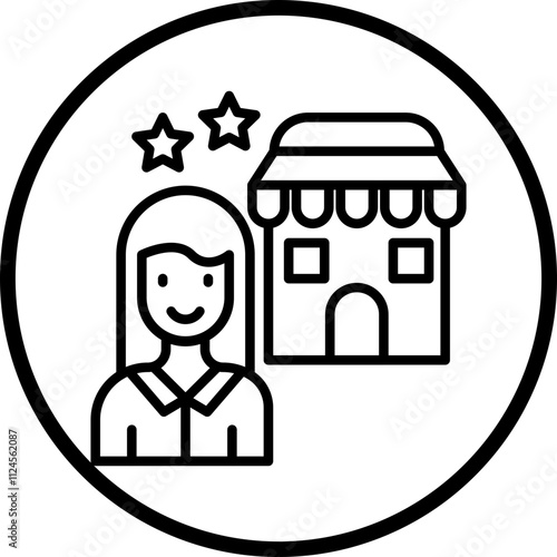 Influencer Marketplace Vector Icon Style