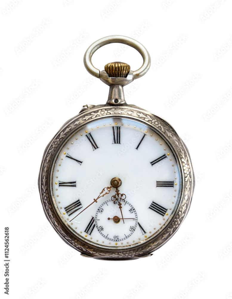 Pocket watch isolated on transparent background Pocket watch isolated on transparent background