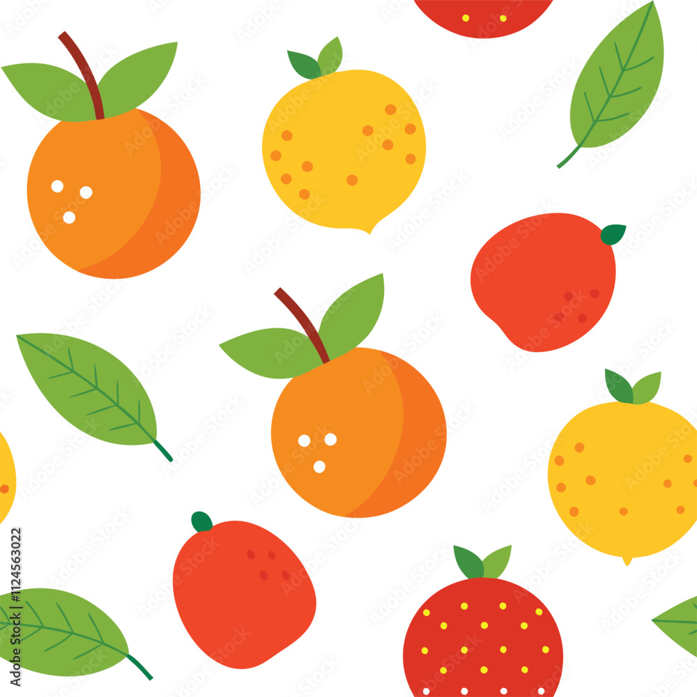 Fruits Patten Design Vector Illustration Fruits Patten Design Vector Illustration