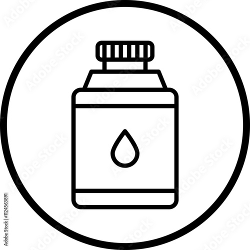 Hip Flask Vector Icon Style