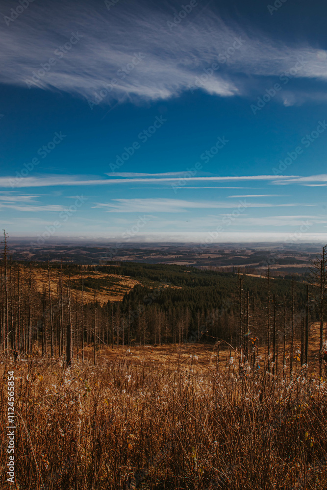 Idyllic Mountain Landscape with Serene Sky Idyllic Mountain Landscape with Serene Sky