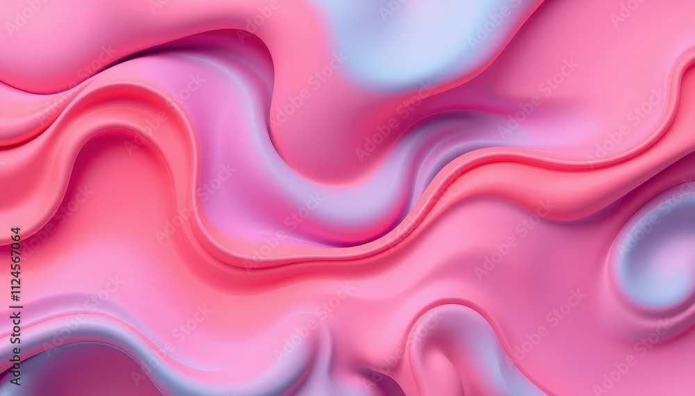 Abstract Pink and Purple Swirling Fluid Design Abstract Pink and Purple Swirling Fluid Design