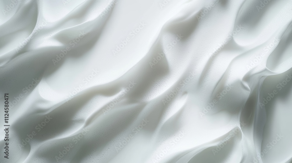 Fototapeta premium Spot of shampoo foam on a colorful background