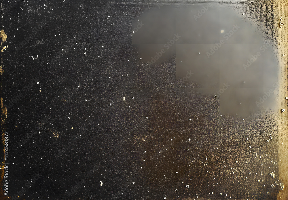 Fototapeta premium Abstract dirty or aging film. Dust particle and grain texture or dirt use for overlay film frame effect. Dust scratches effect for vintage film grunge textured effect design.