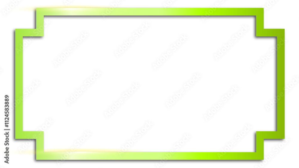 Gold Frame rectangle Luxury element gradient on isolate transparent background Gold Frame rectangle Luxury element gradient on isolate transparent background