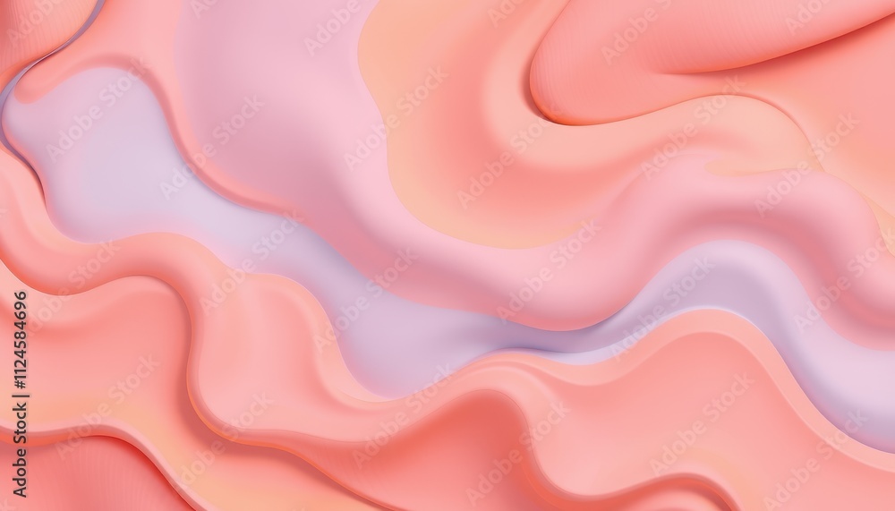 Abstract Pastel Pink And Lavender Waves Design Abstract Pastel Pink And Lavender Waves Design
