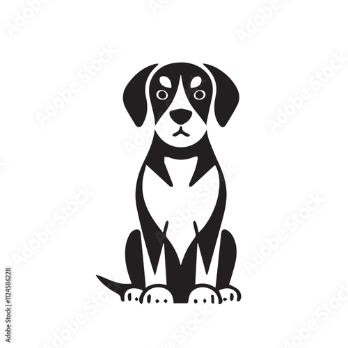 dog silhouette vector