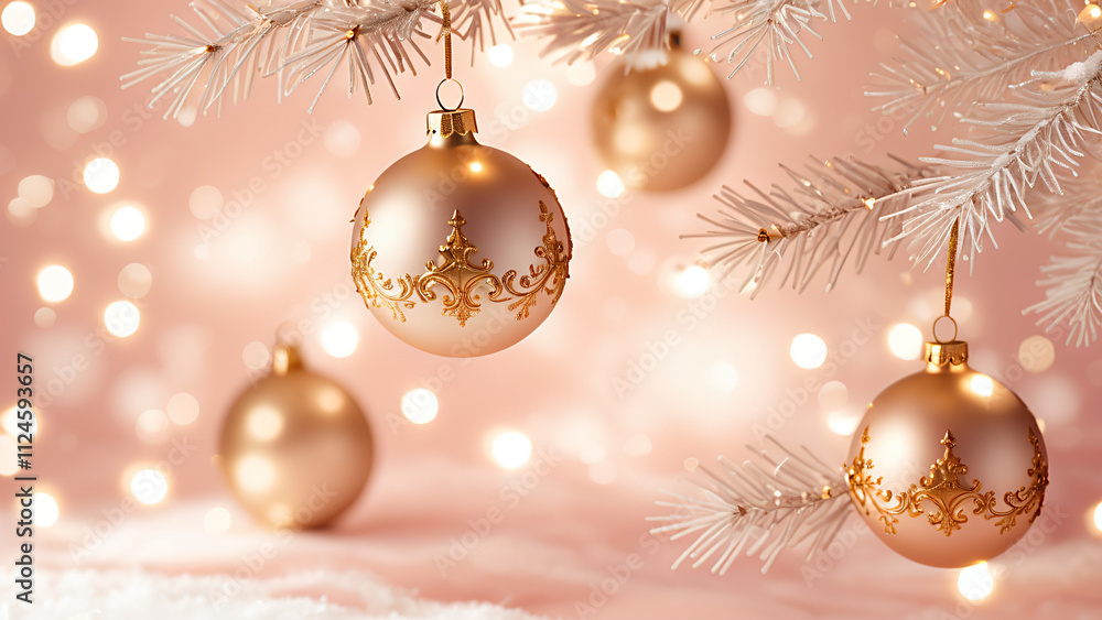 white christmas tree with gold ornaments and lights white christmas tree with gold ornaments and lights