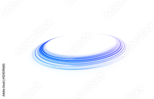 Light trail wave, fire path trace line, car lights, optic fiber and incandescence curve twirl. Big data traffic visualization, dynamic high speed, png, effect. Vector glowing lines air flow effect. 