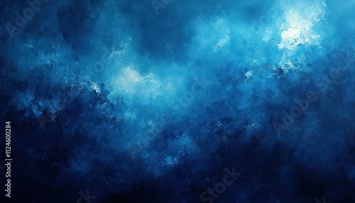 Wallpaper Mural Serene Blue Abstract Background Impressionist Canvas Backdrop for Portraits and Creative Concepts Torontodigital.ca