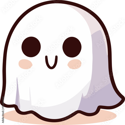 litte ghost emoticon photo