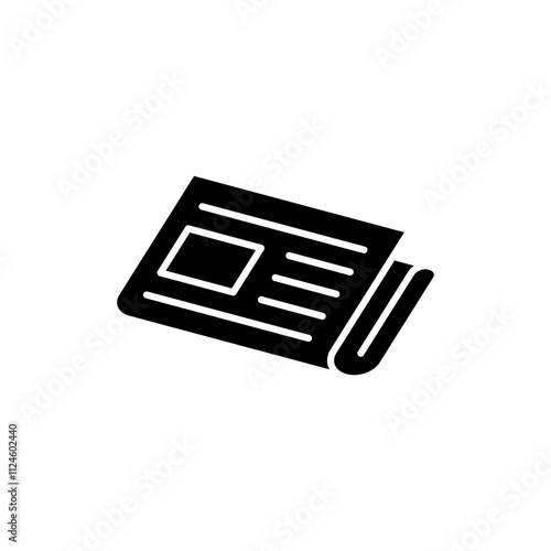 Newspaper icon vector. news paper sign and symbolign