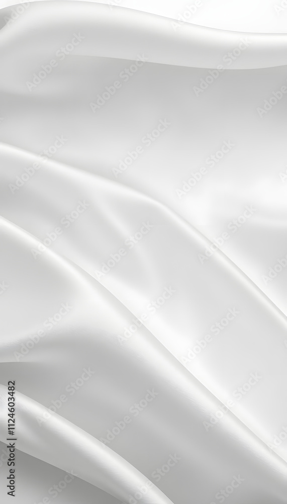 Fototapeta premium White gray satin texture that is white silver fabric silk panorama background with beautiful soft blur pattern natural, masterpiece