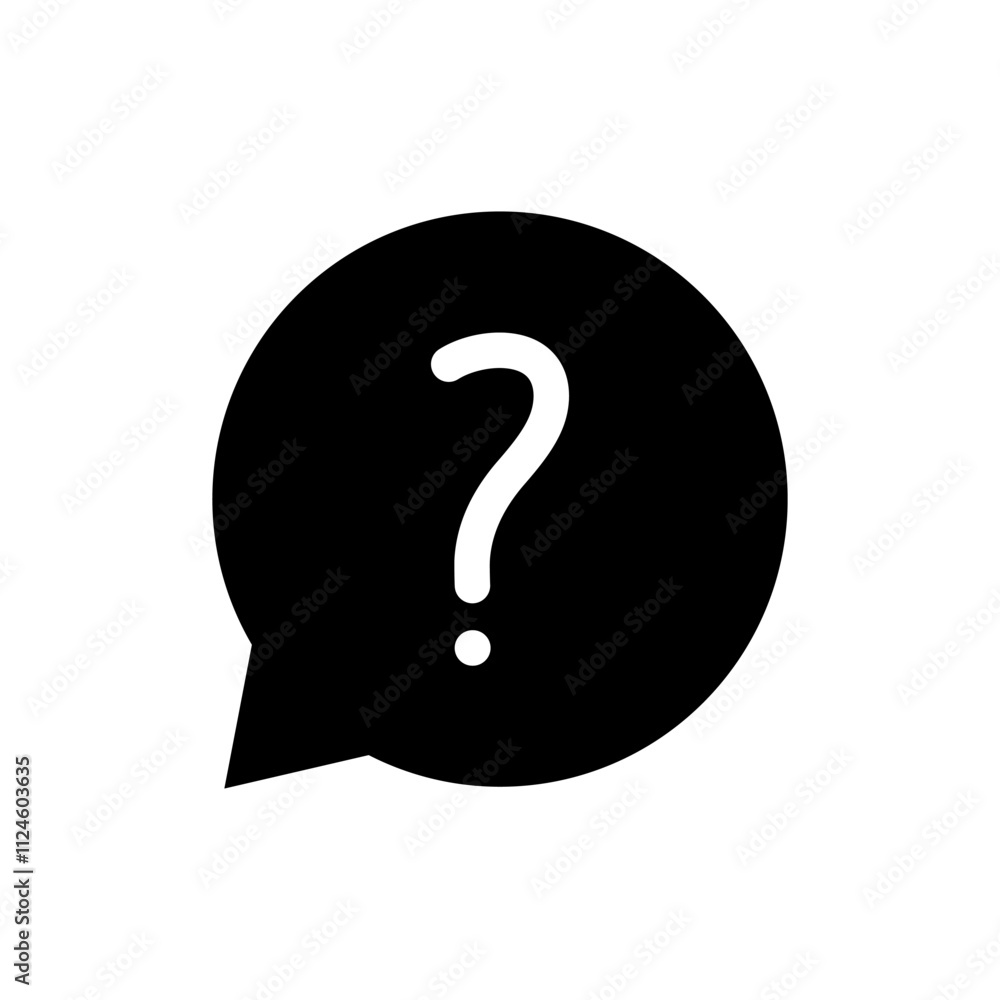Question icon vector. question mark sign and symbol Question icon vector. question mark sign and symbol