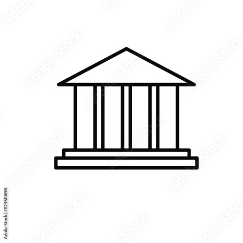 money sign vector bank icon 